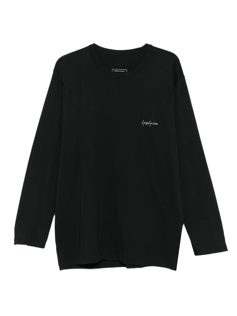 トップス Yohji Yamamoto Long-sleeved top C/MO JERSEY BIG LONG SLEEVE – THE SHOP YOHJI YAMAMOTO