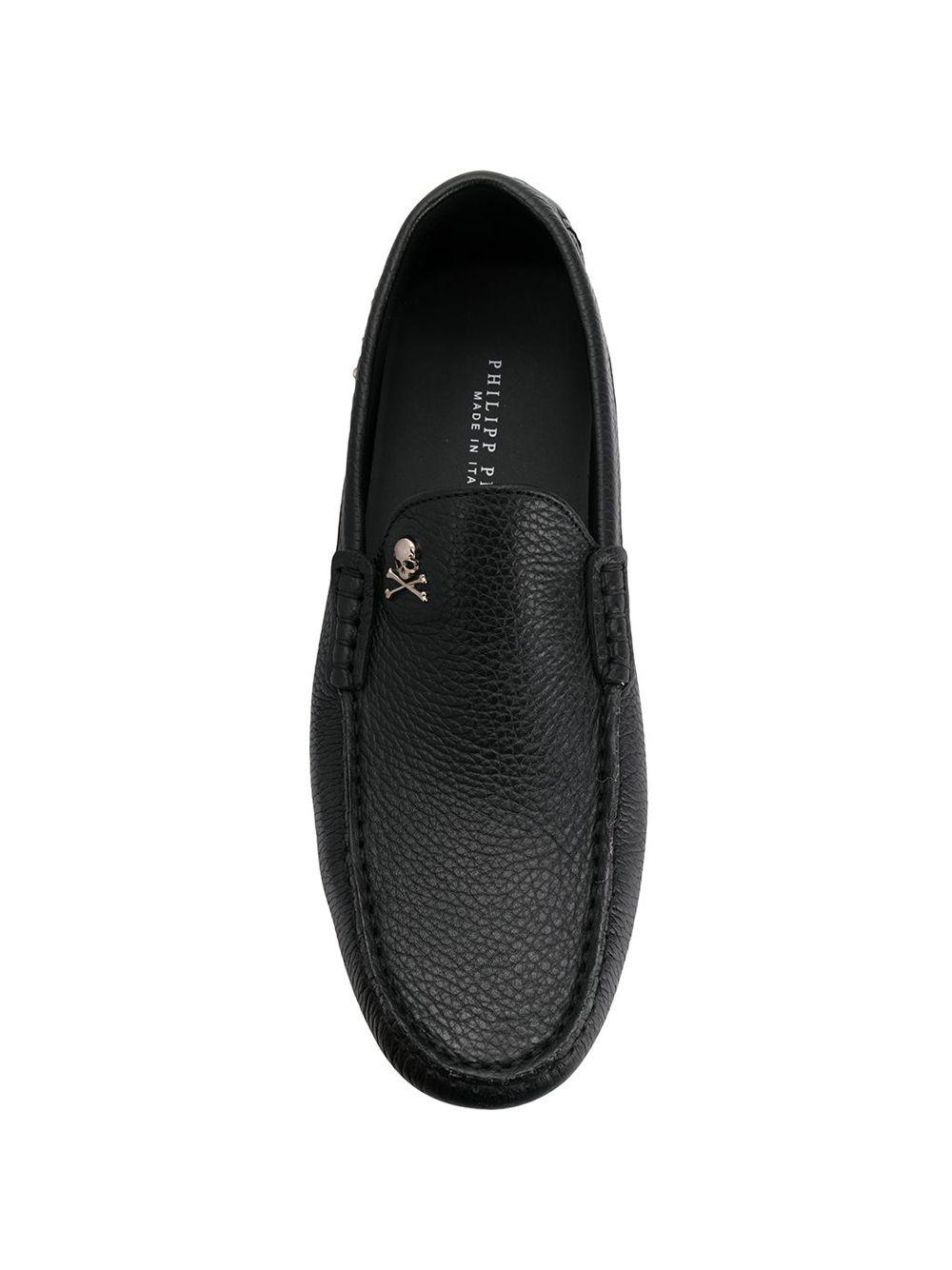 Philipp Plein Skull Motif Loafers in 