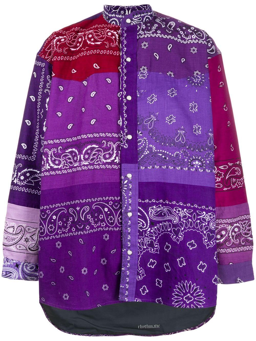 Purple bandana shirt Clearance