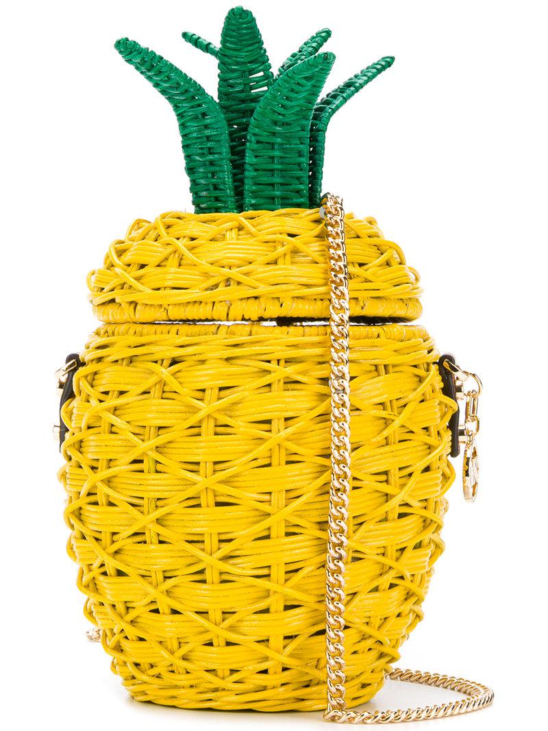 MICHAEL Michael Kors Pineapple Crossbody Bag in Yellow | Lyst