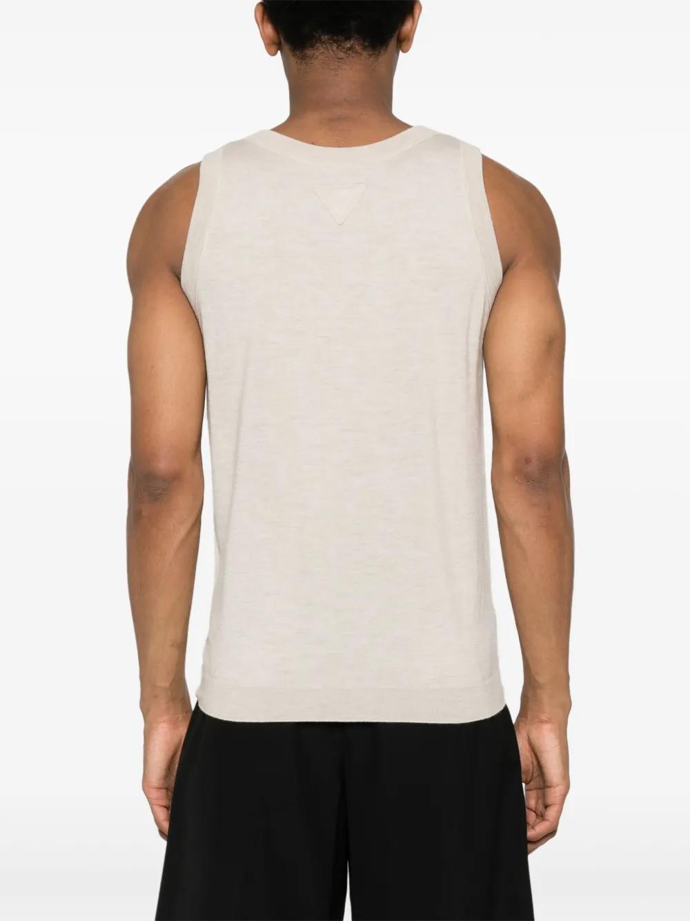 Tシャツ・カットソー PRADA Sand Cotton Tank Top PRADA SAND COTTON TANK TOP (PRADA/Tシャツ・カットソー