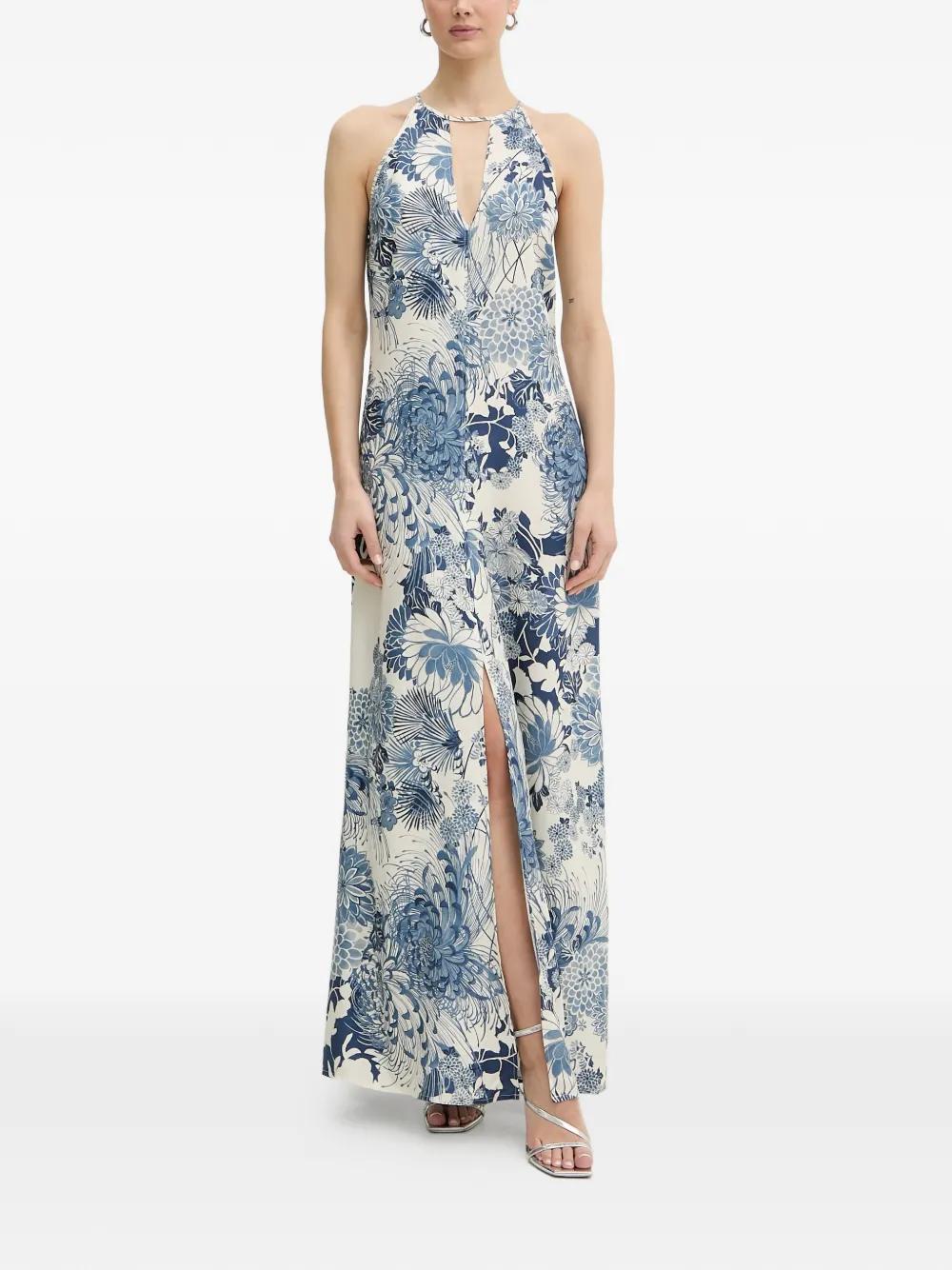 guess blue floral dress Guess Girls Amalfi Coast Chiffon Dress in Blue 10 Yrs