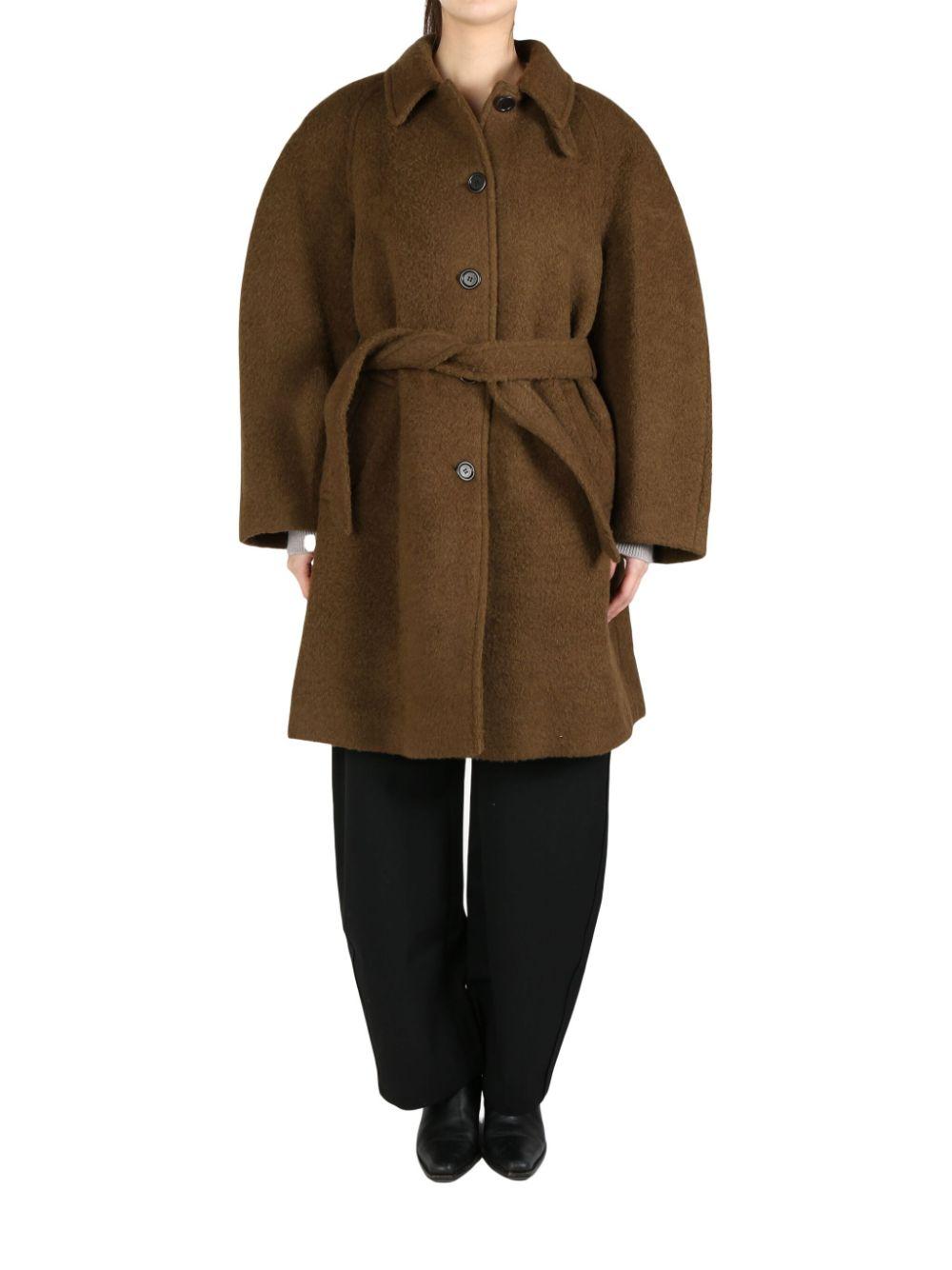 Amomento レディース ナチュラル Belted Coat コート