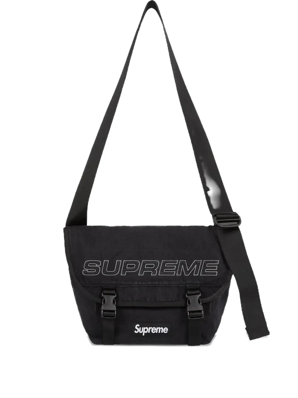 バッグ Supreme Denim Shoulder Bag \"Black Supreme Denim Shoulder Bag in Black for Men | Lyst