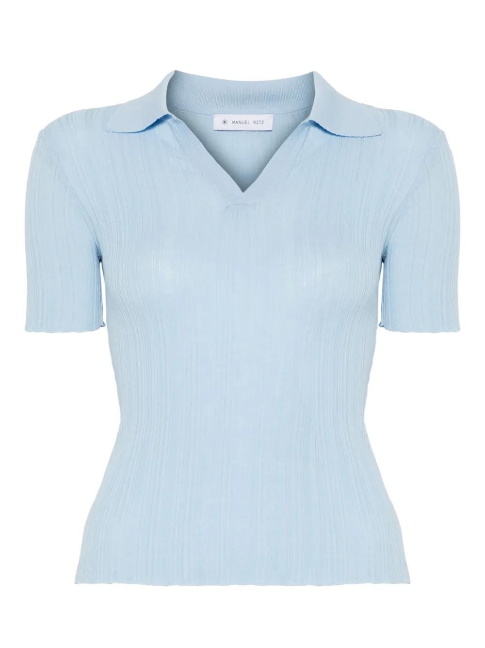 MANUEL RITZ 売れ筋商品|||マニュエル リッツ Tシャツ トップス レディース Tops Blue Manuel Ritz Tops for Women | Online Sale up to 80% off | Lyst