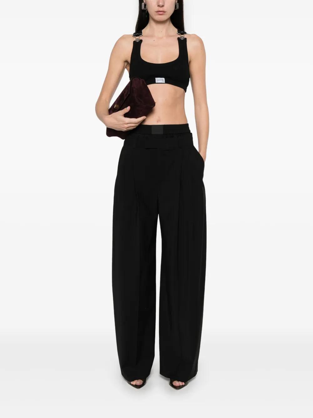 Jean Paul Gaultier Crop Tank Top With Overall Clip And 