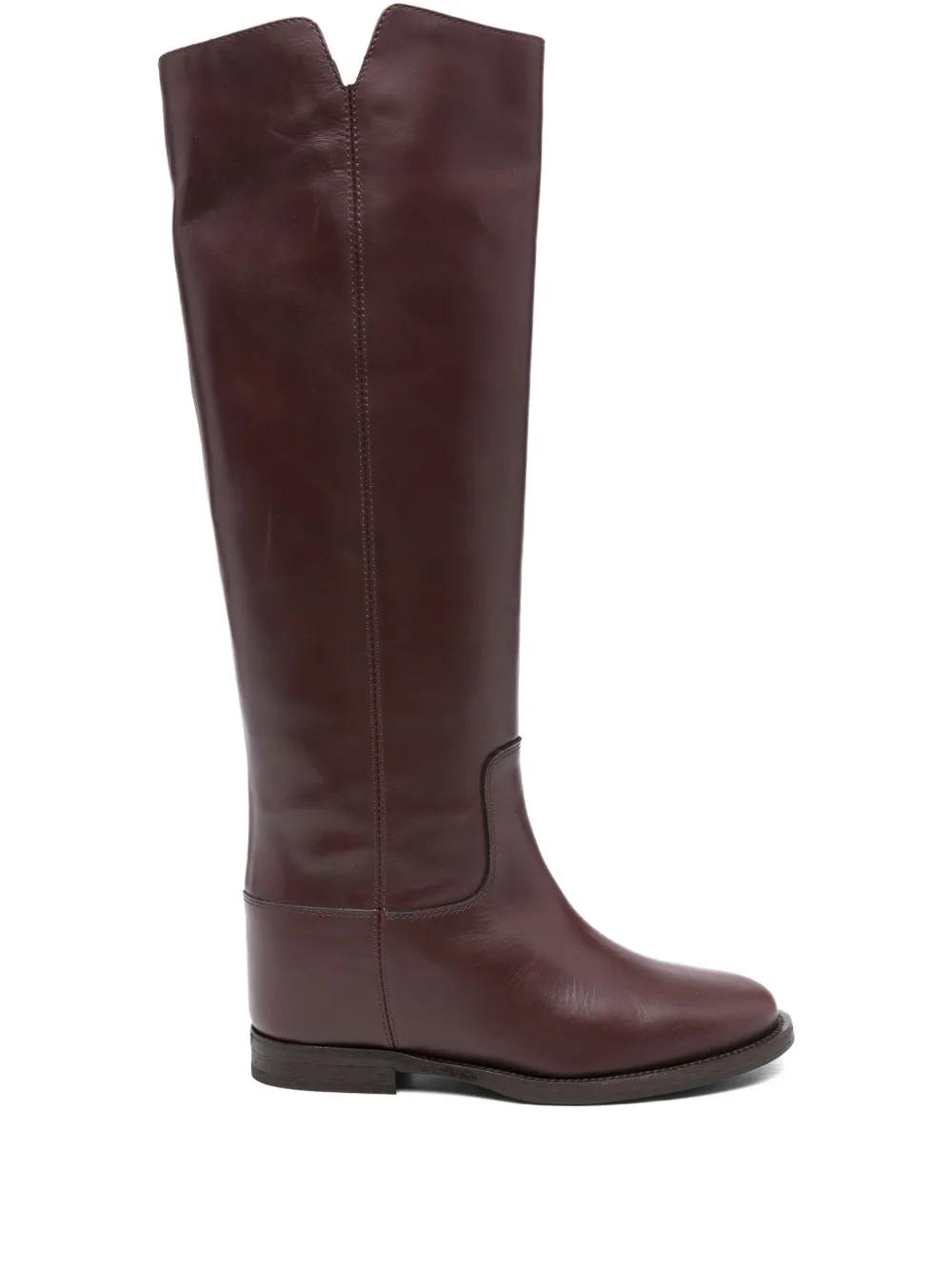ロングブーツ VIA ROMA 15 FW24 Suede boots (3434 CAMOSCIONERO) VIA ROMA 15 - Boots 3434 - Soft Black