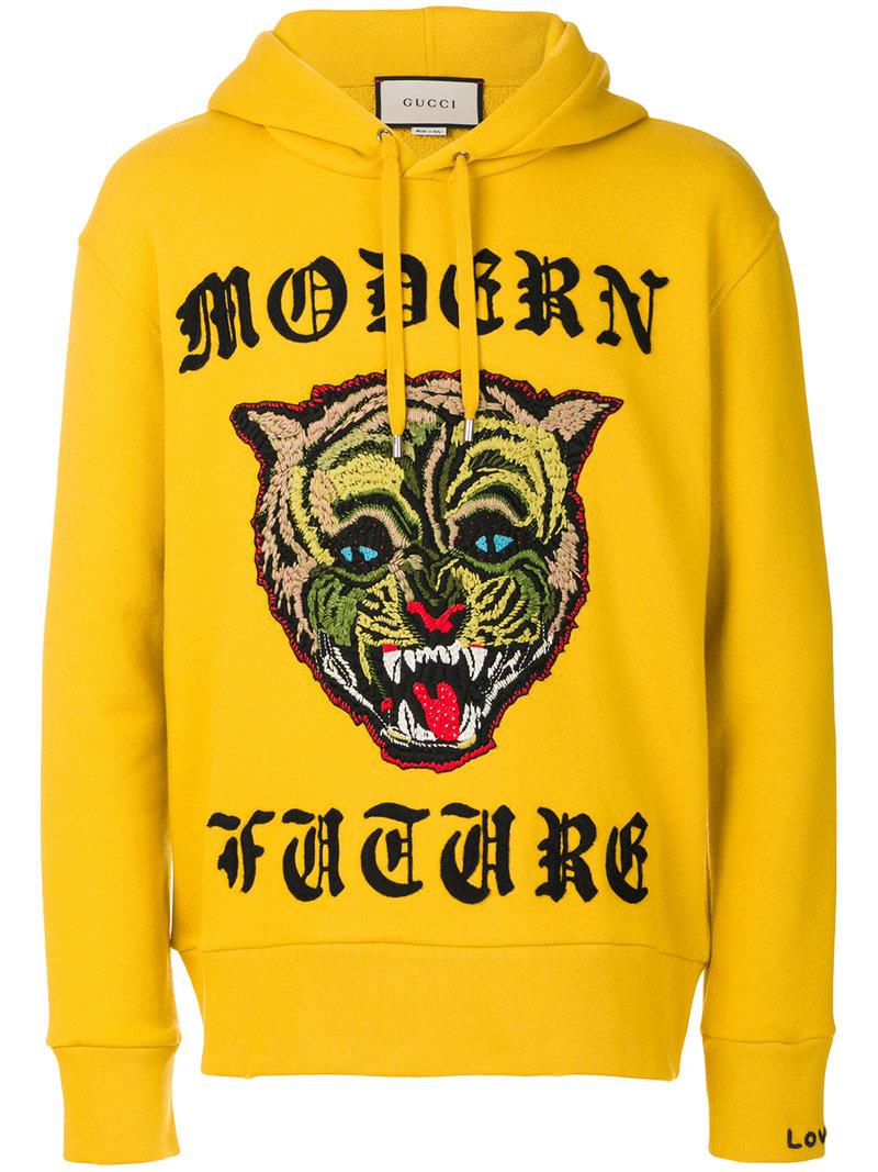 gucci sweatshirt yellow
