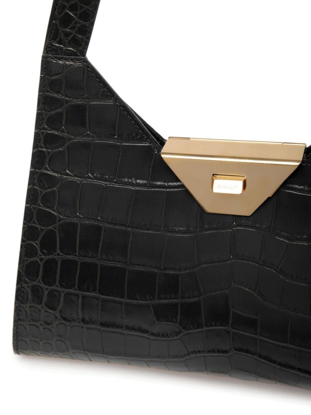 Crocodile effect Shoulder Bag