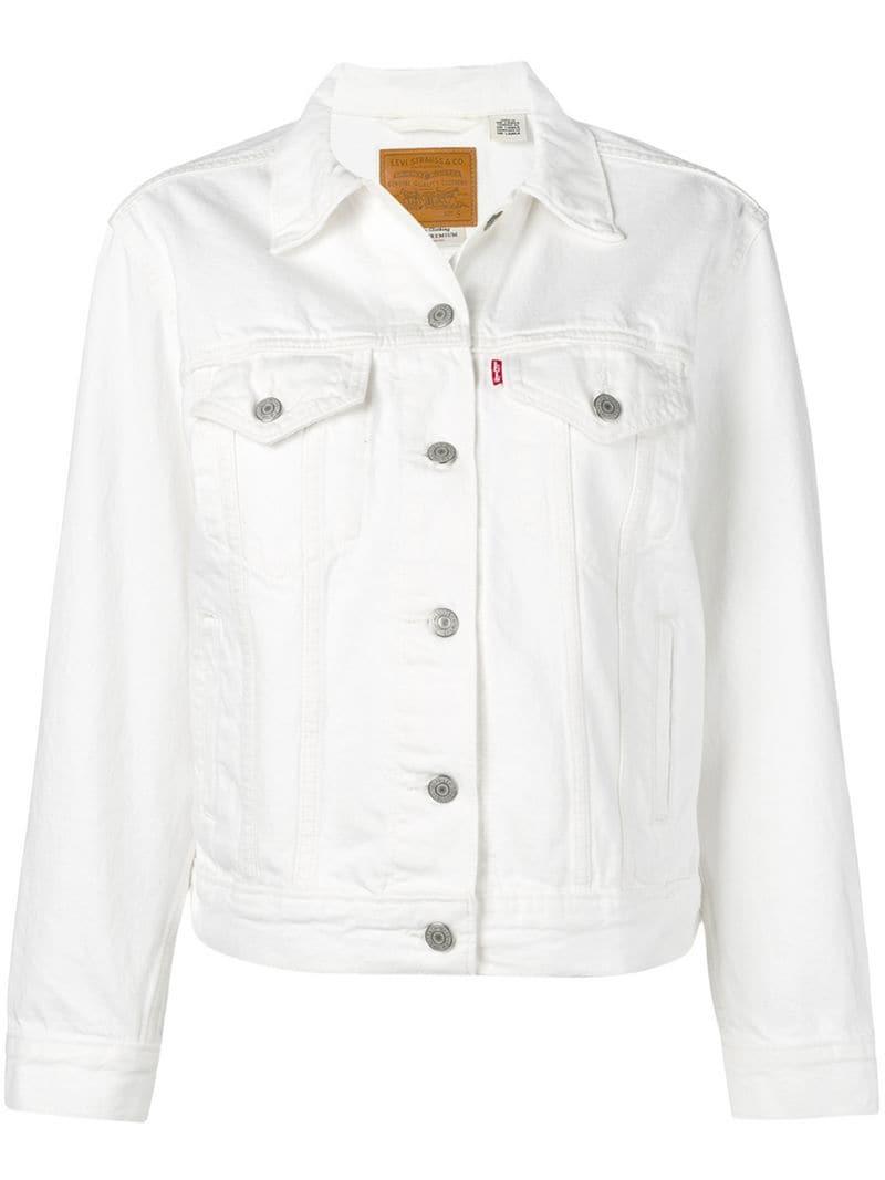 white jean jacket levis