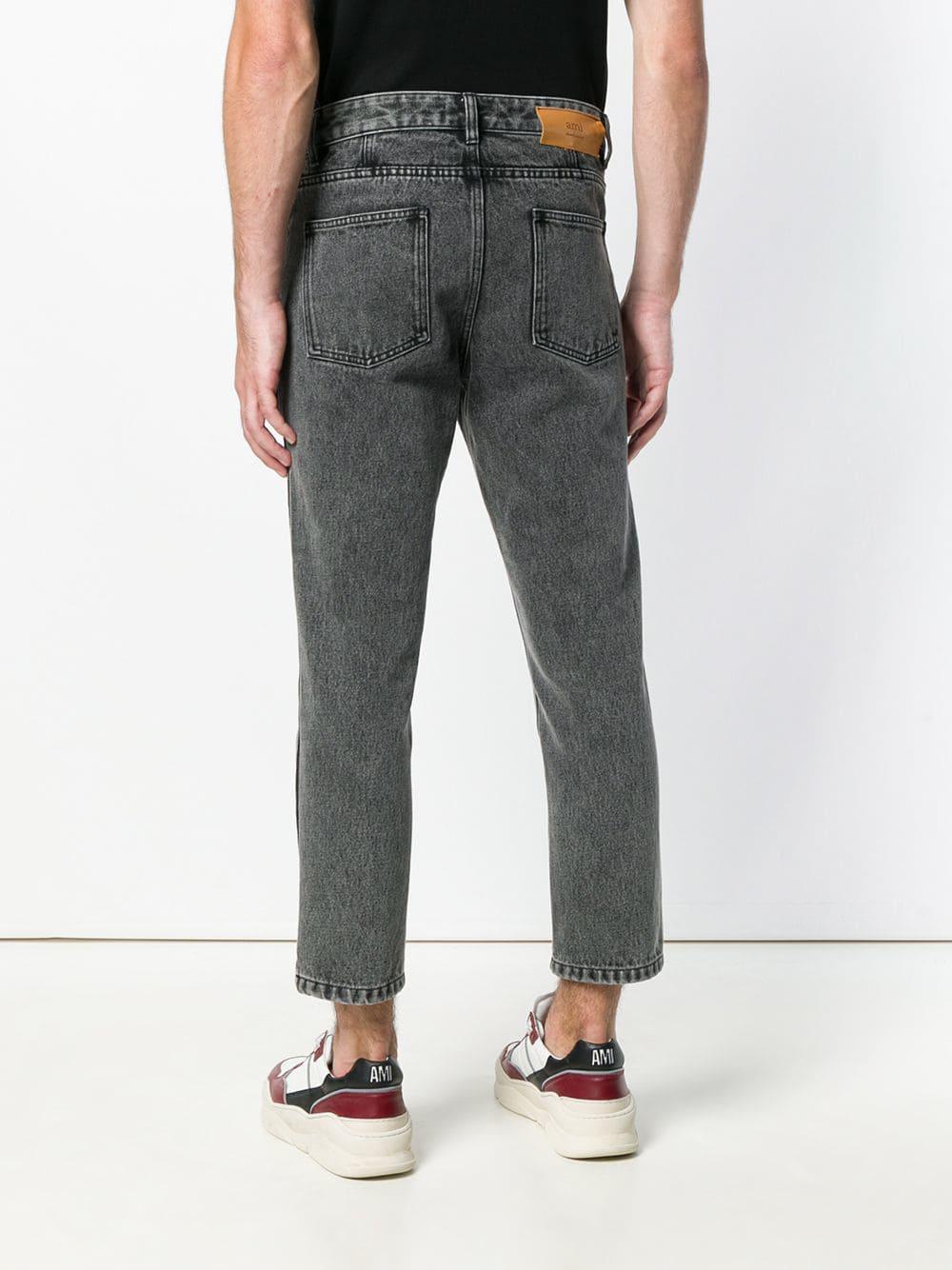 ami cropped jeans