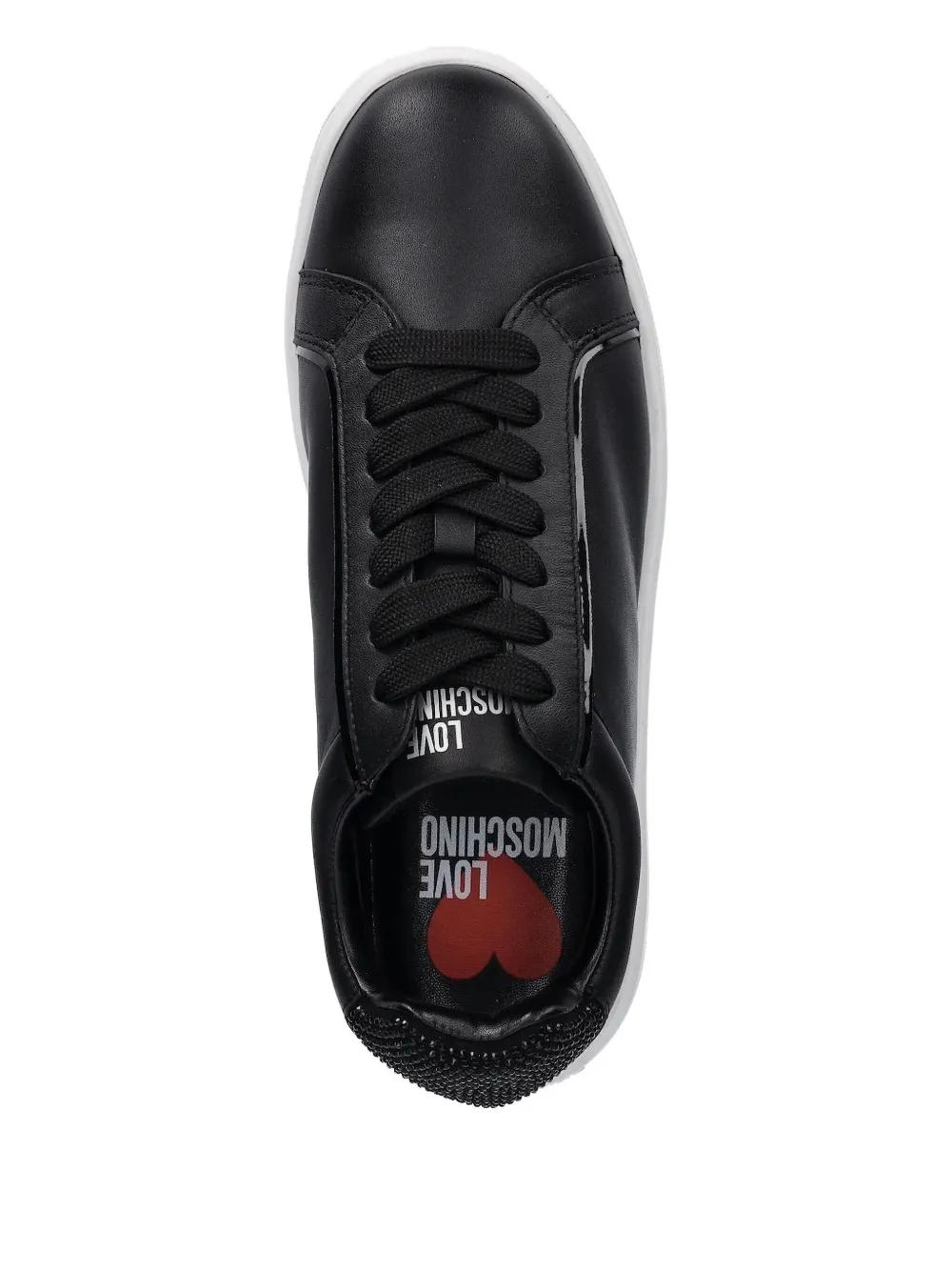 LOVE MOSCHINO スニーカー Amazon.com | Love Moschino Women's Sneakers, Black, 6.5