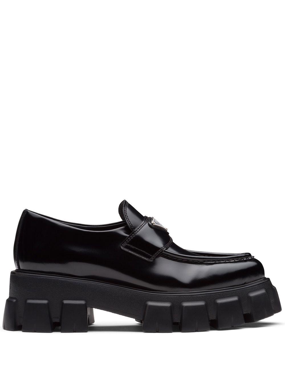 platform prada loafers