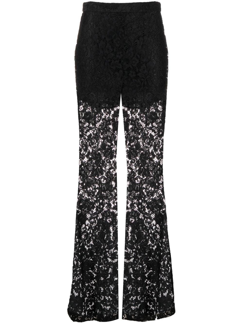 Zimmermann Matchmaker Flared Lace Trousers - Women's - Polyamide