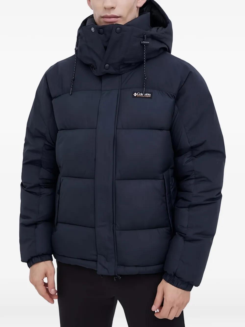 Columbia Hooded Puffer Jacket in Blue for Men | Lyst UK