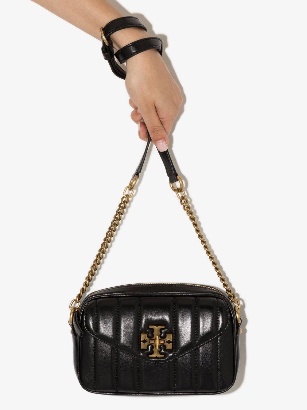 Tory Burch Kira Quilted Camera Bag in Black