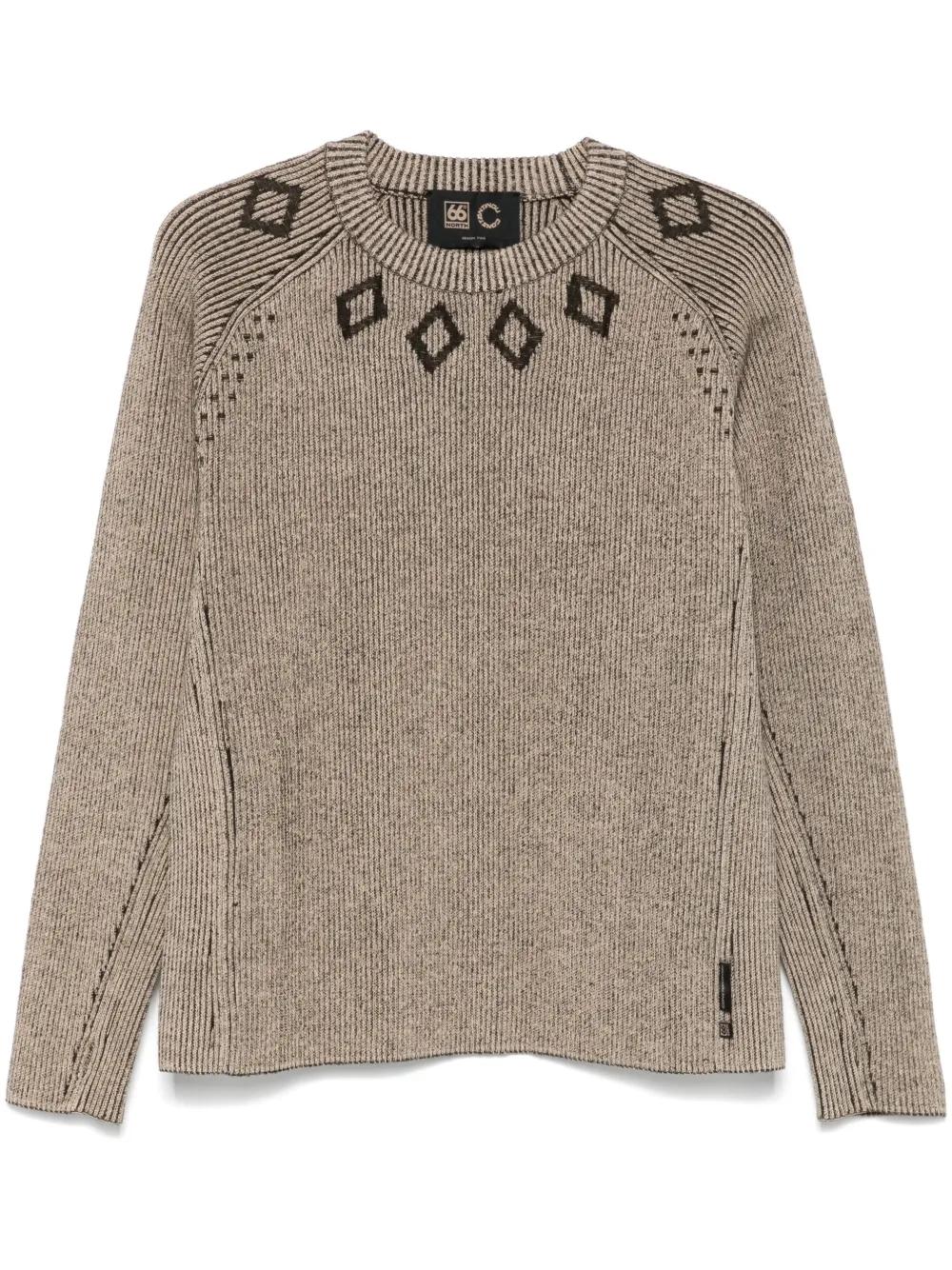 66 North X Charlie Constantinou Knit Sweater in Brown | Lyst