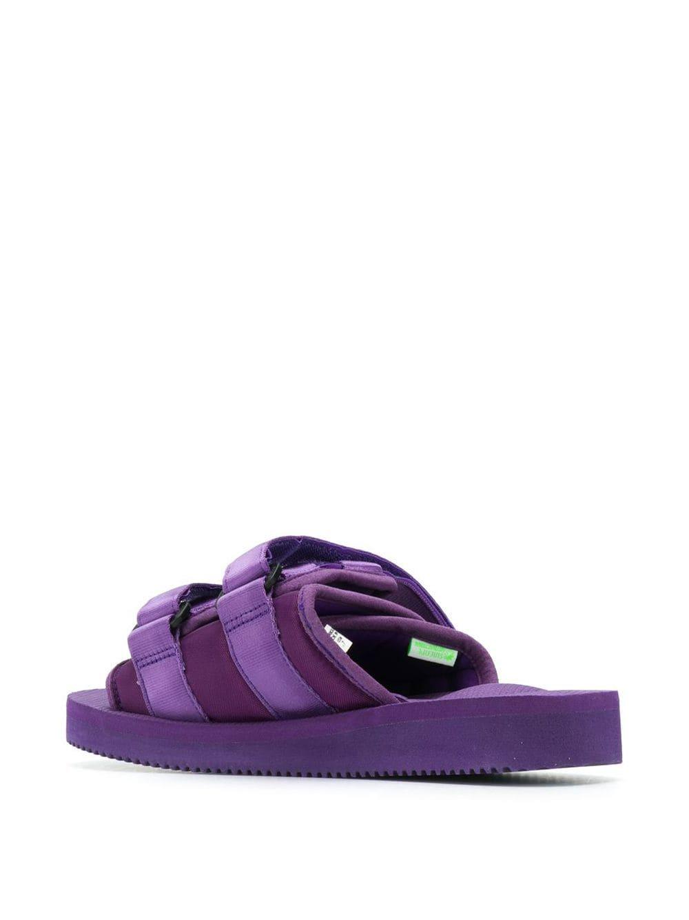 purple suicoke sliders