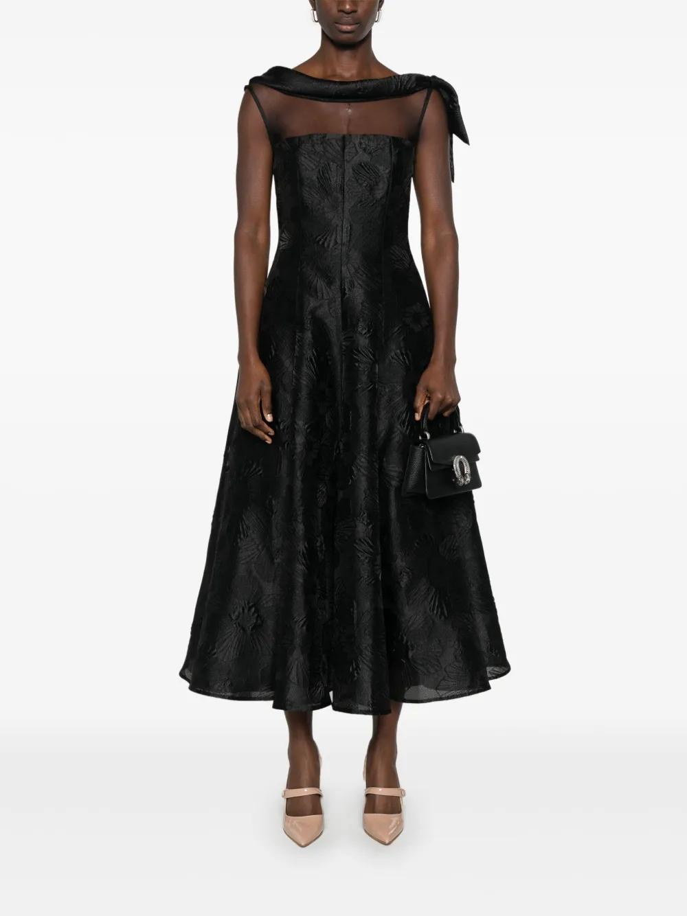 navy blue dress for baby girl Talbot Runhof Dresses & Gowns at Neiman Marcus main image 1