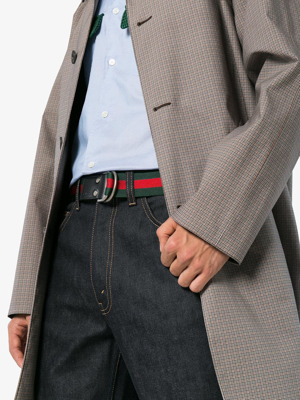 mens gucci belt red and green