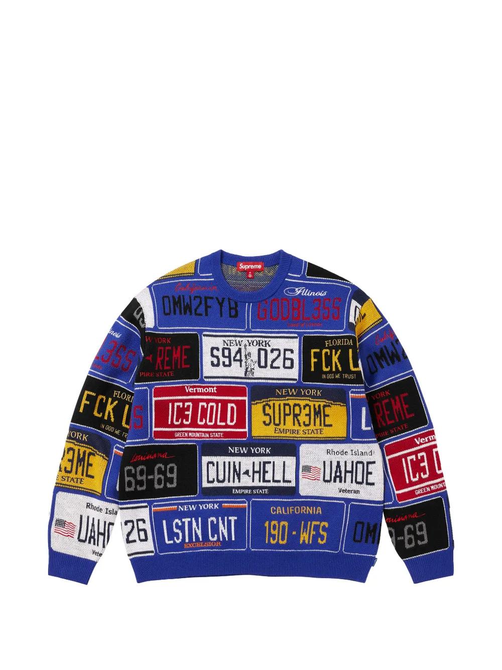 supreme-blue-License-Plate-