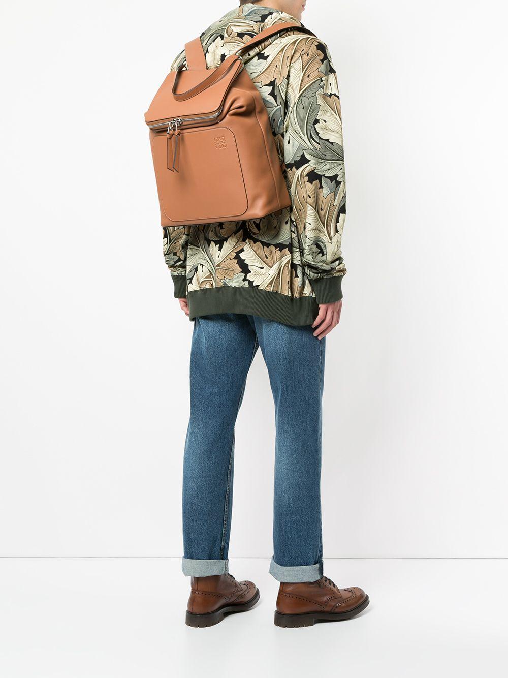 Loewe Goya Backpack In Tan