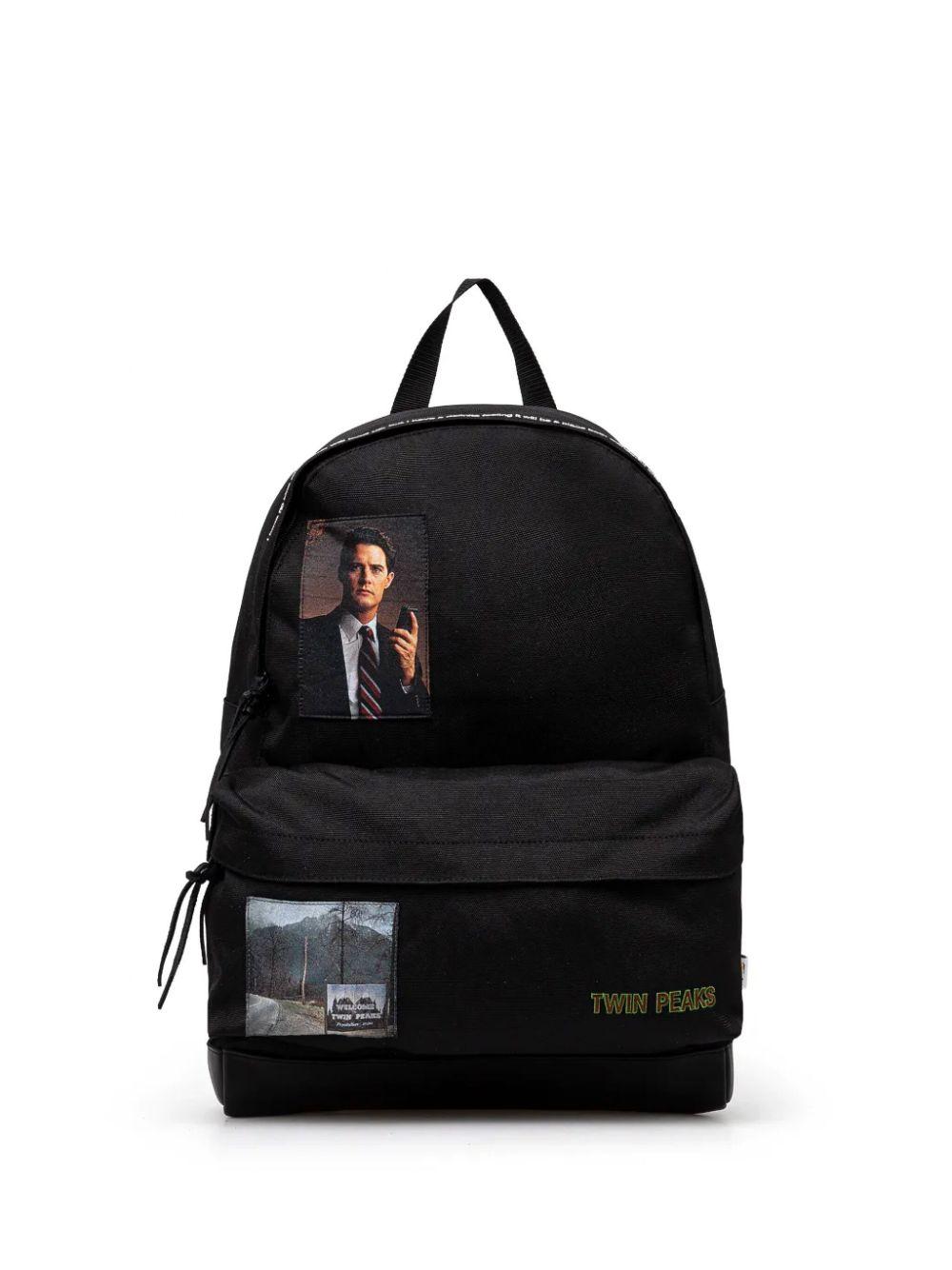 Undercover レディース ブラック X Twin Peaks フォトプリント バック 