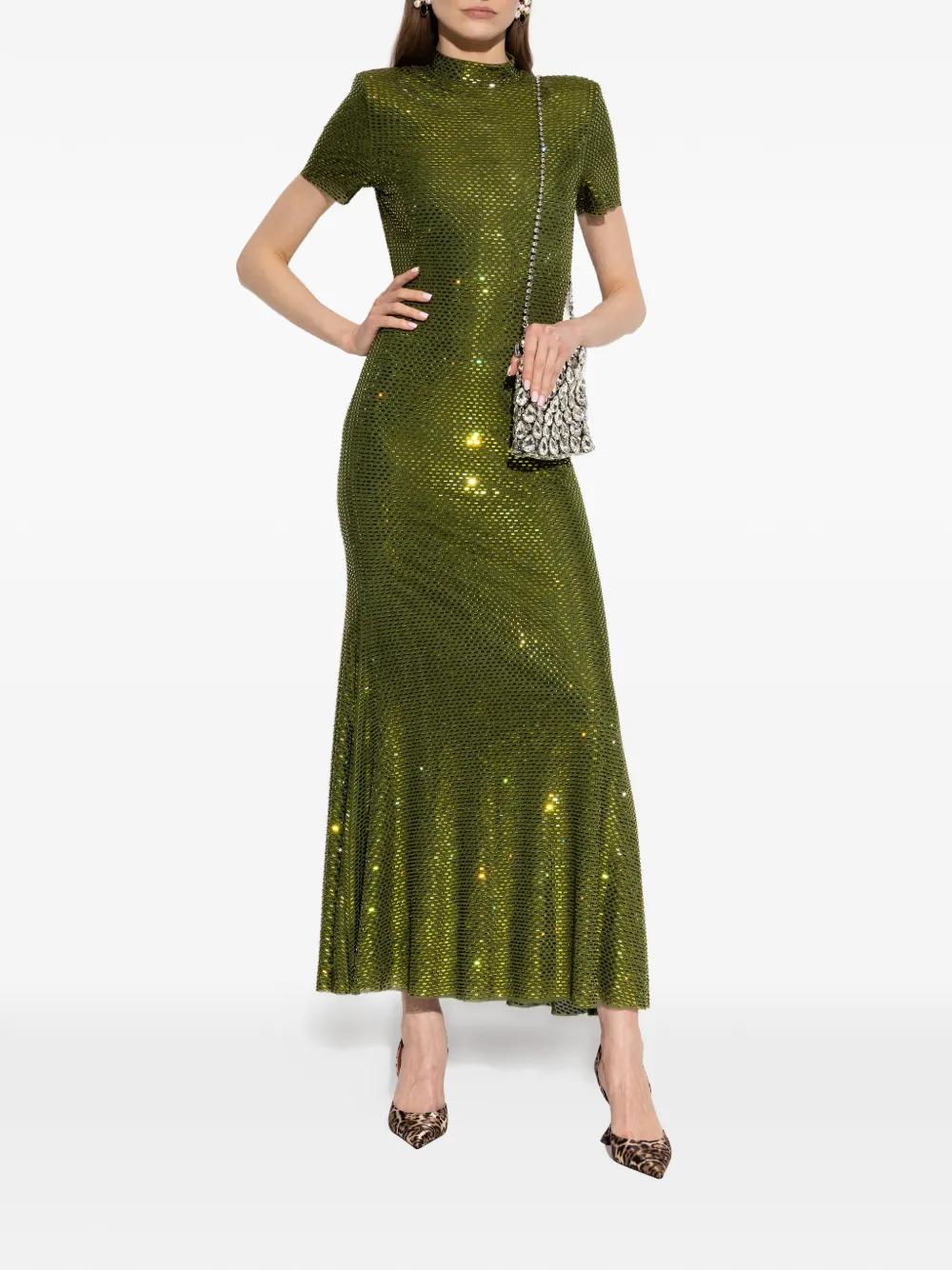 Green Self-Portrait Dresses for Women | Lyst