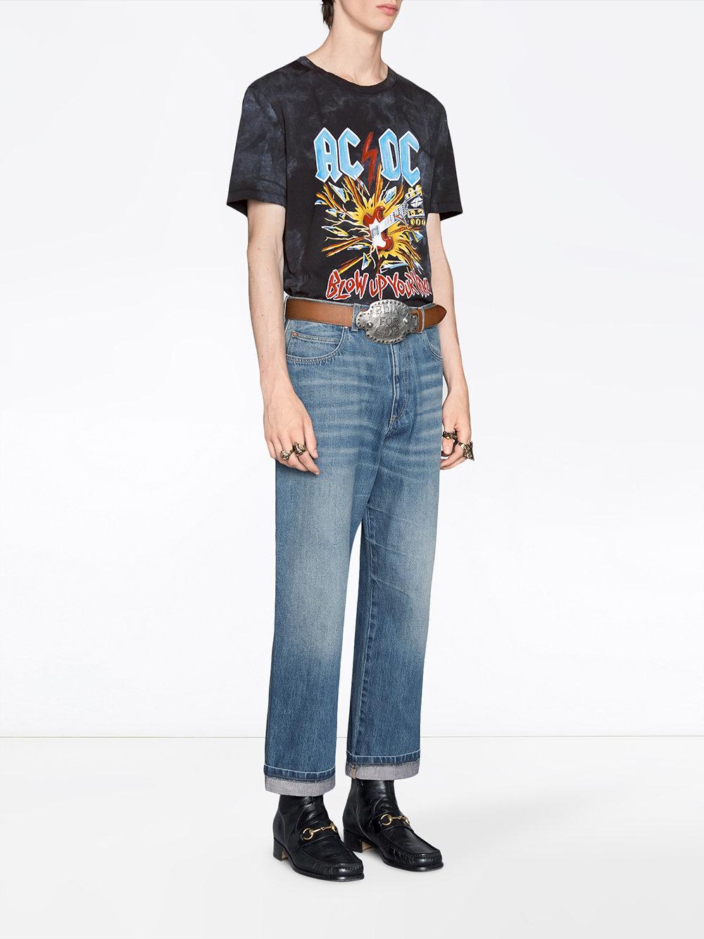 Camiseta AC/DC Gucci de Algodón de 