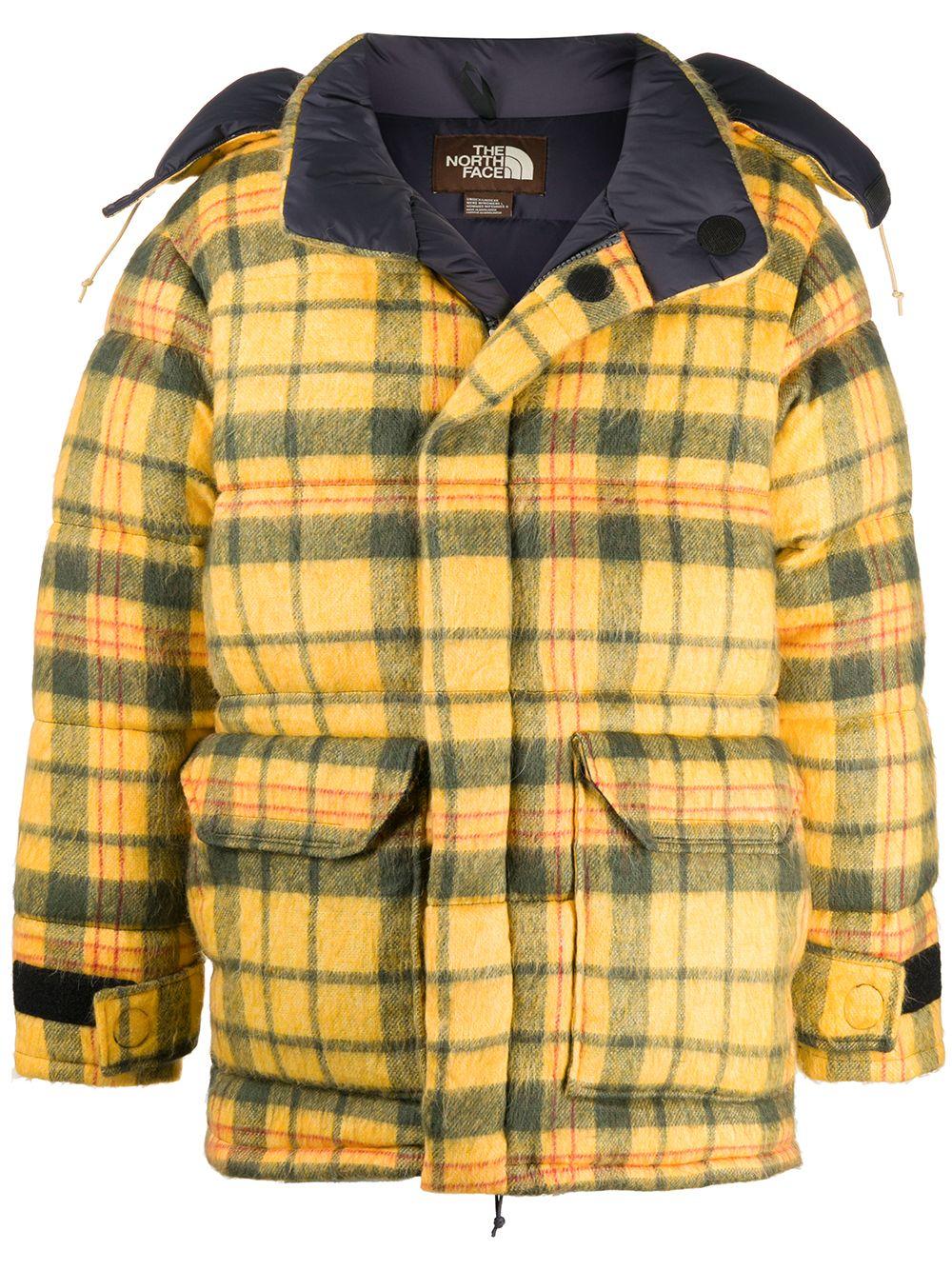 north face checkered jacket