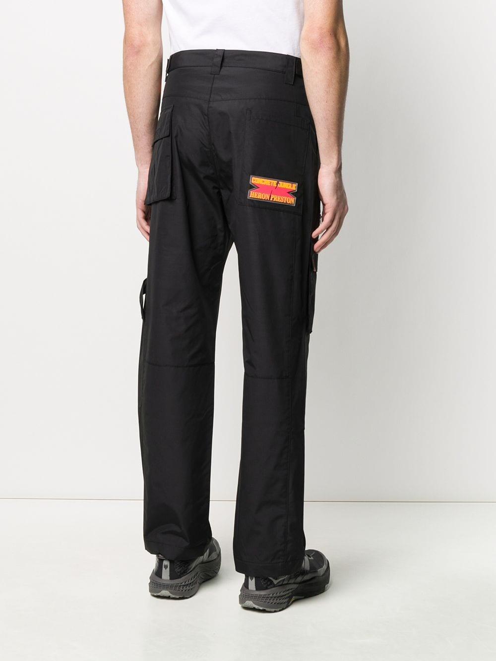 Heron Preston Cotton Loose-fit Cargo Trousers in Black for Men - Lyst