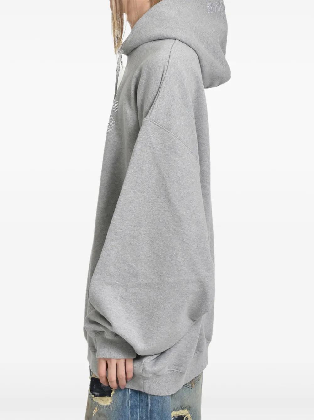 メンズ Vetements スタッズトリム パーカー グレー | Lyst