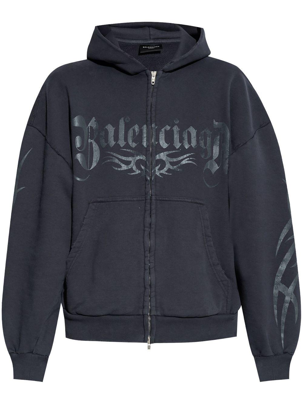 Balenciaga hoodie schwarz pink hotsell