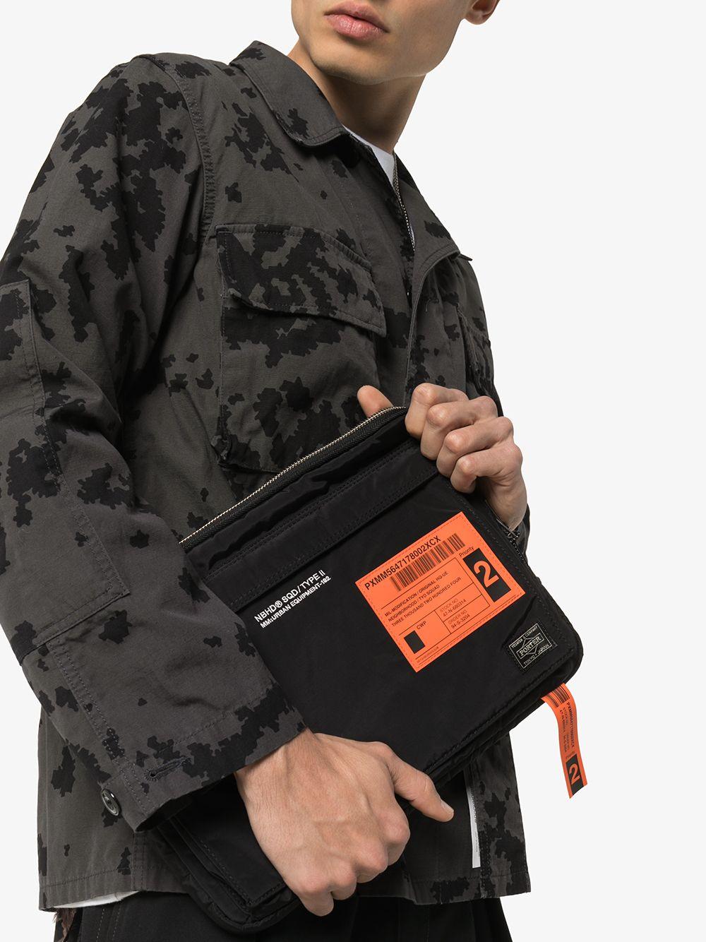 Neighborhood Synthetic X Porter Technical Nylon Pouch in Black for 