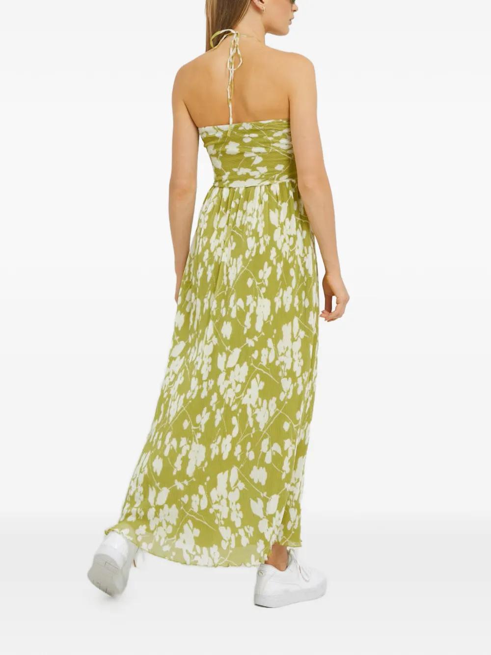 green floral abercrombie dress Rent Abercrombie & Fitch Green Dress UK 14