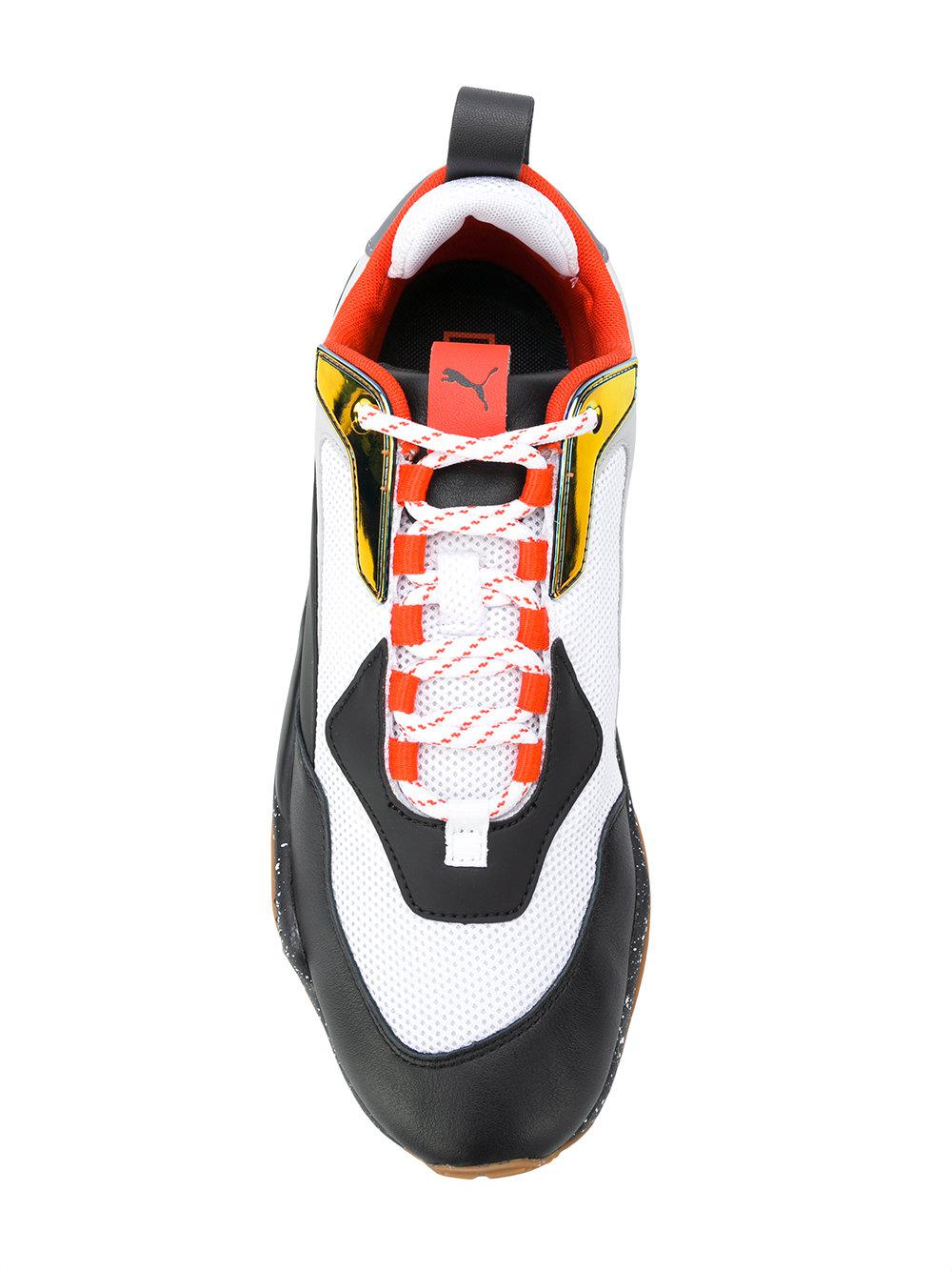 puma panelled sneakers