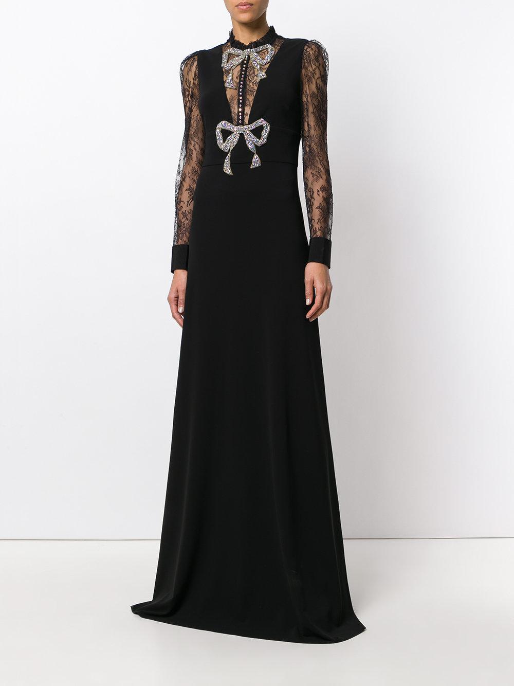 black crystal dress