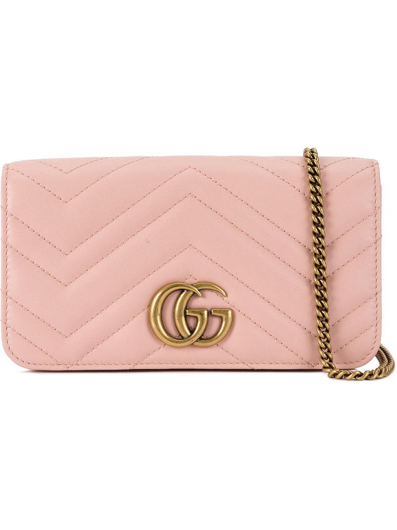 gucci pink mini marmont
