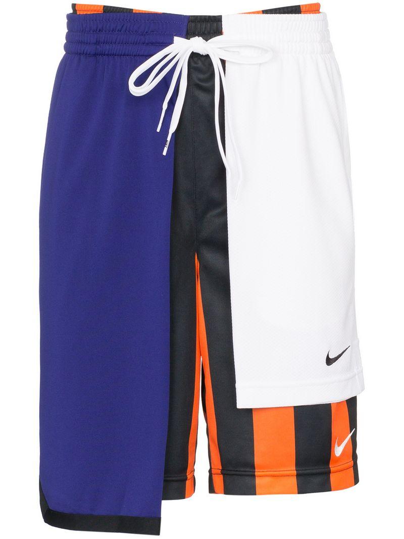 Nike Synthetic Double Layered Uni Track Shorts in Blue/White/Orange/Black  (Blue) for Men - Lyst