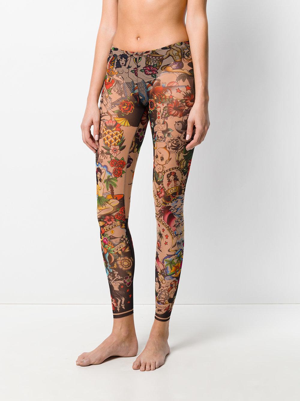 leggings transparentes nike