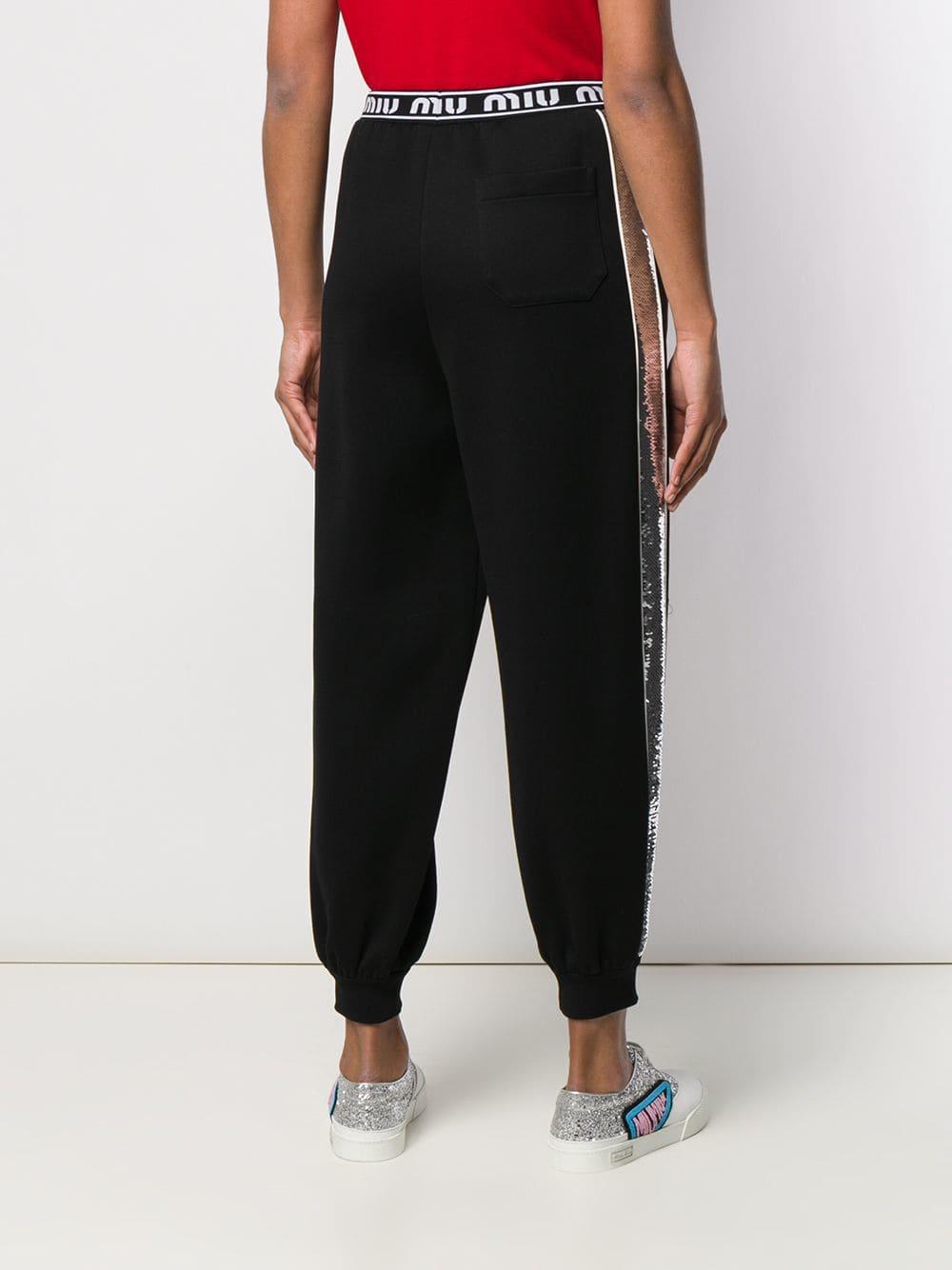 miu miu track pants