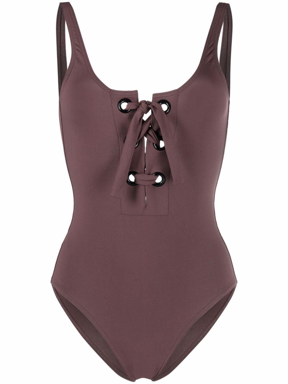 10オフ以上 Eresレディース ブラウン Cleodore レース ワンピース水着 予約608 ウェア Secure03a Chase