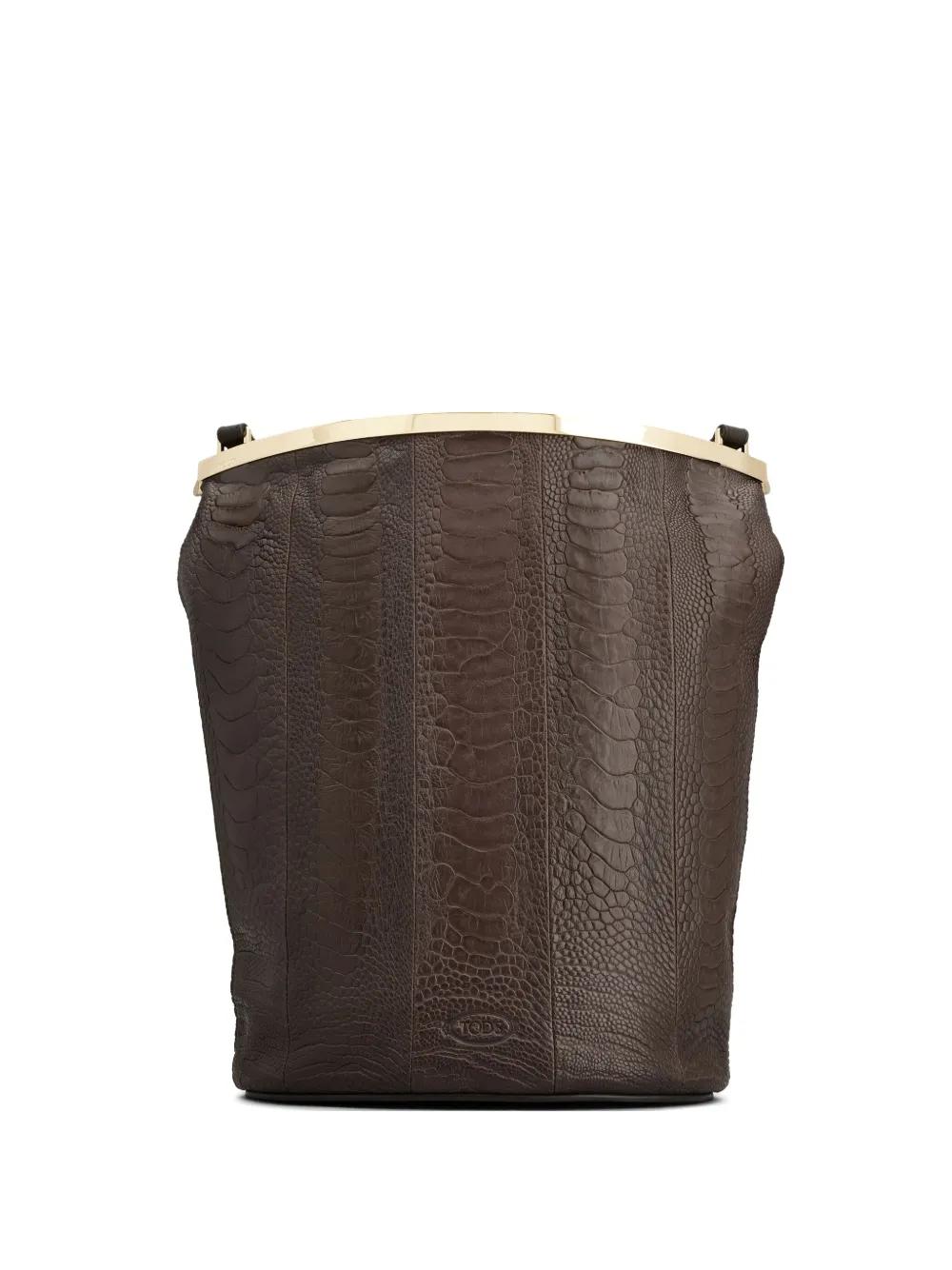 ハンドバッグ TOD'S BORSA A SECCHIELLO MEDIA IN PELLE MARTELLATA Borsa a secchiello micro in pelle martellata TODS – RBoutique