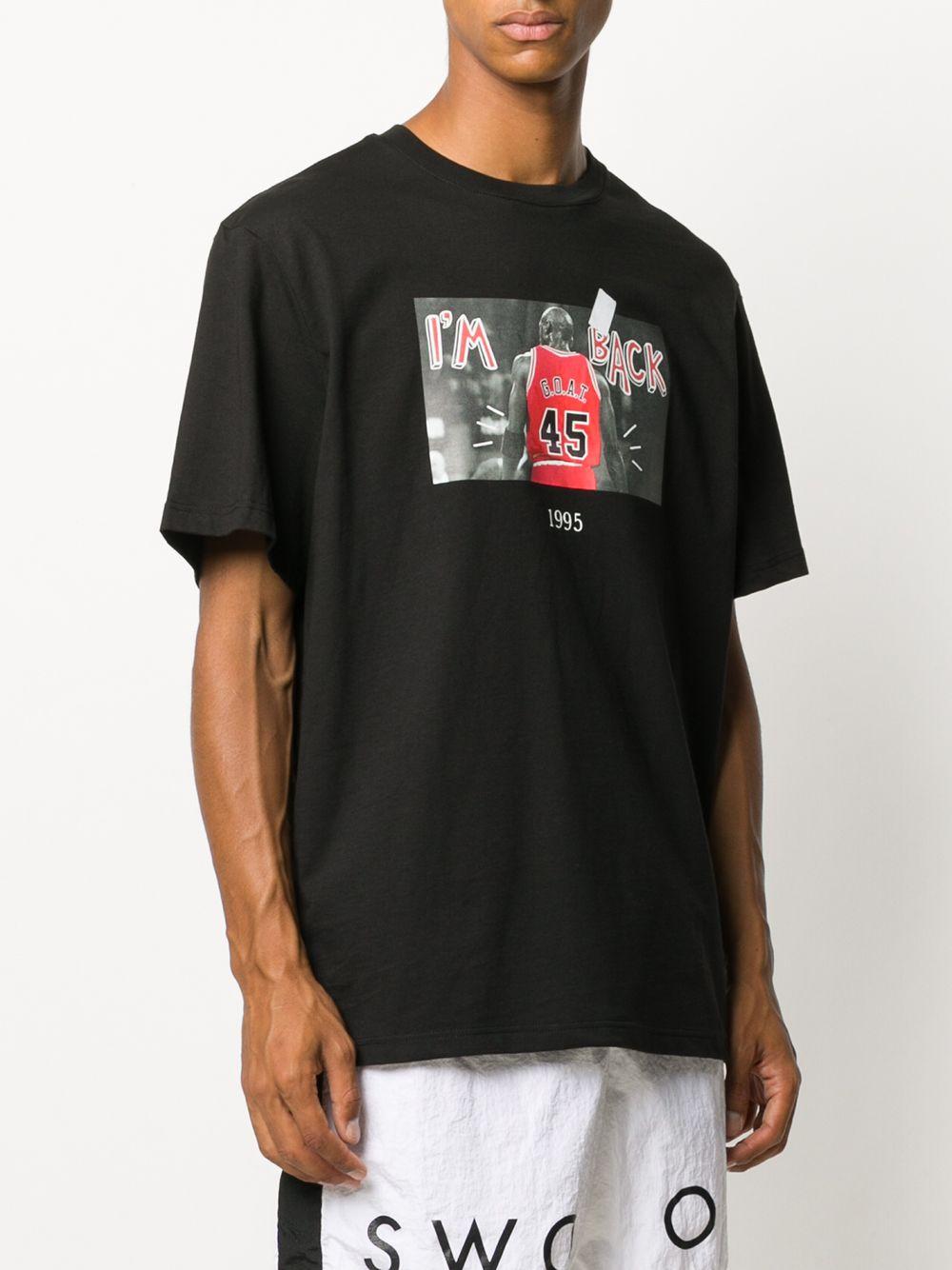 Throwback. Michael Jordan Graphic Print T-shirt in Black for Men - Lyst