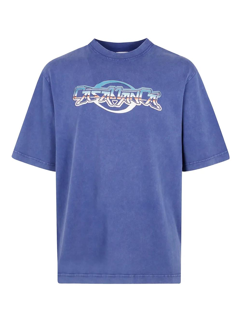 Blue CASABLANCA T-shirts for Men | Lyst