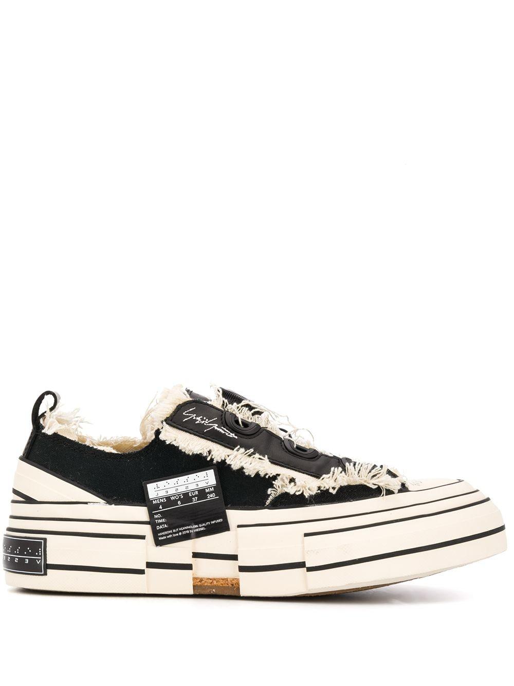 platform sole sneakers