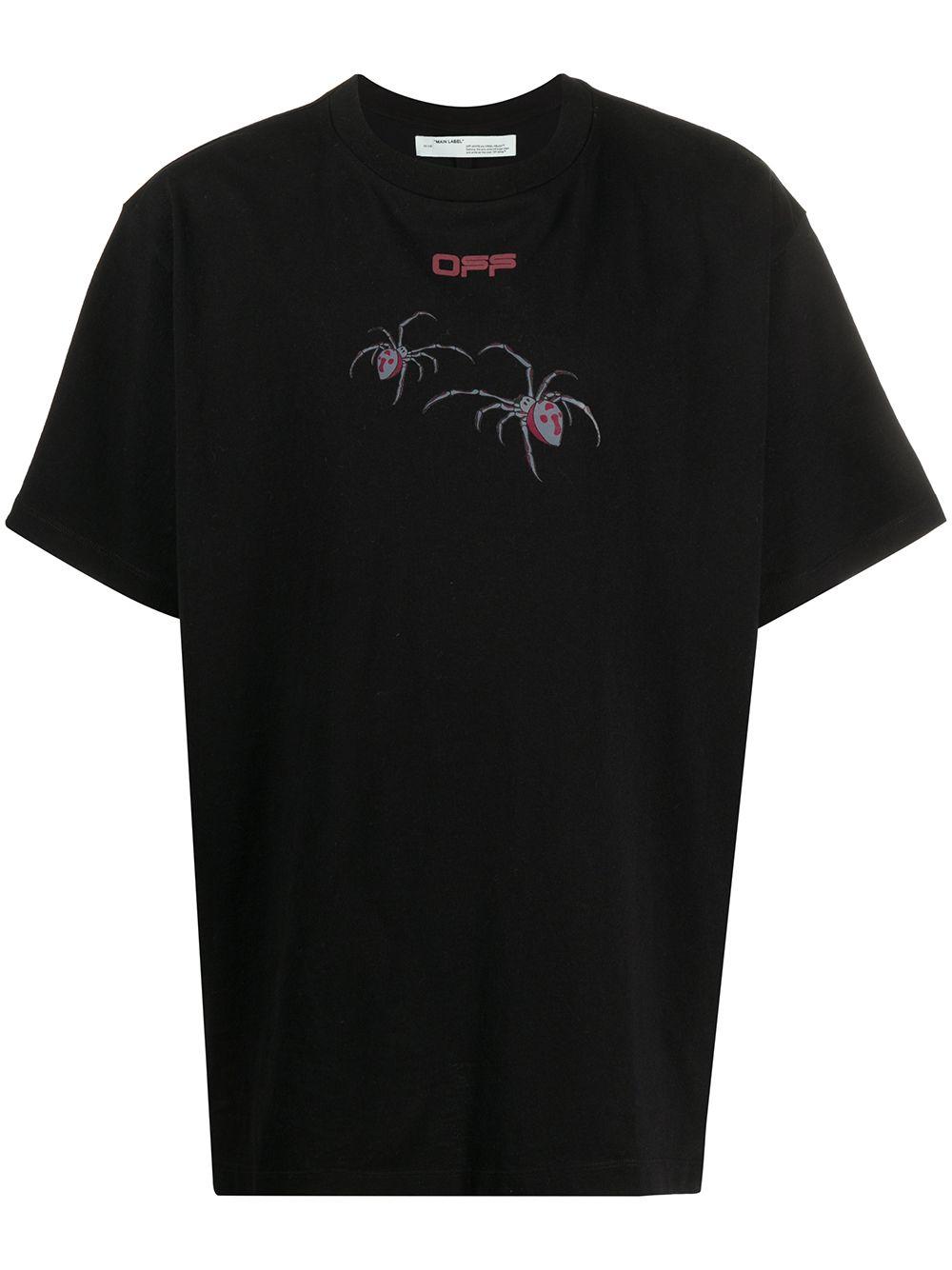Off-White c/o Virgil Abloh Arachno Cotton-jersey Arrow-print 