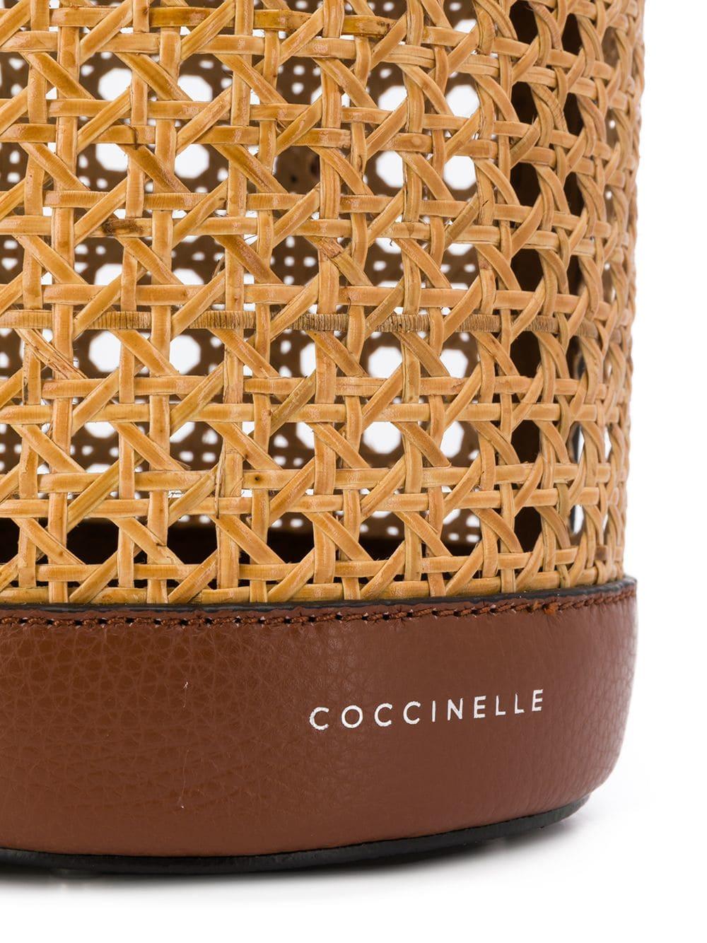 Coccinelle Woven Bucket Bag | Lyst