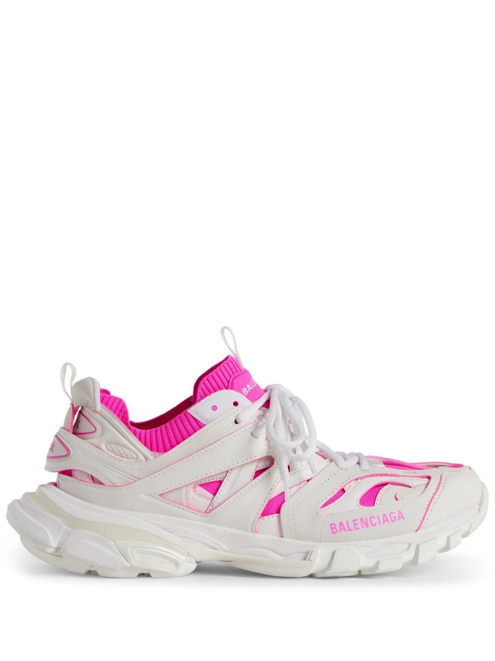 Balenciaga Track Sock Sneakers in Pink | Lyst