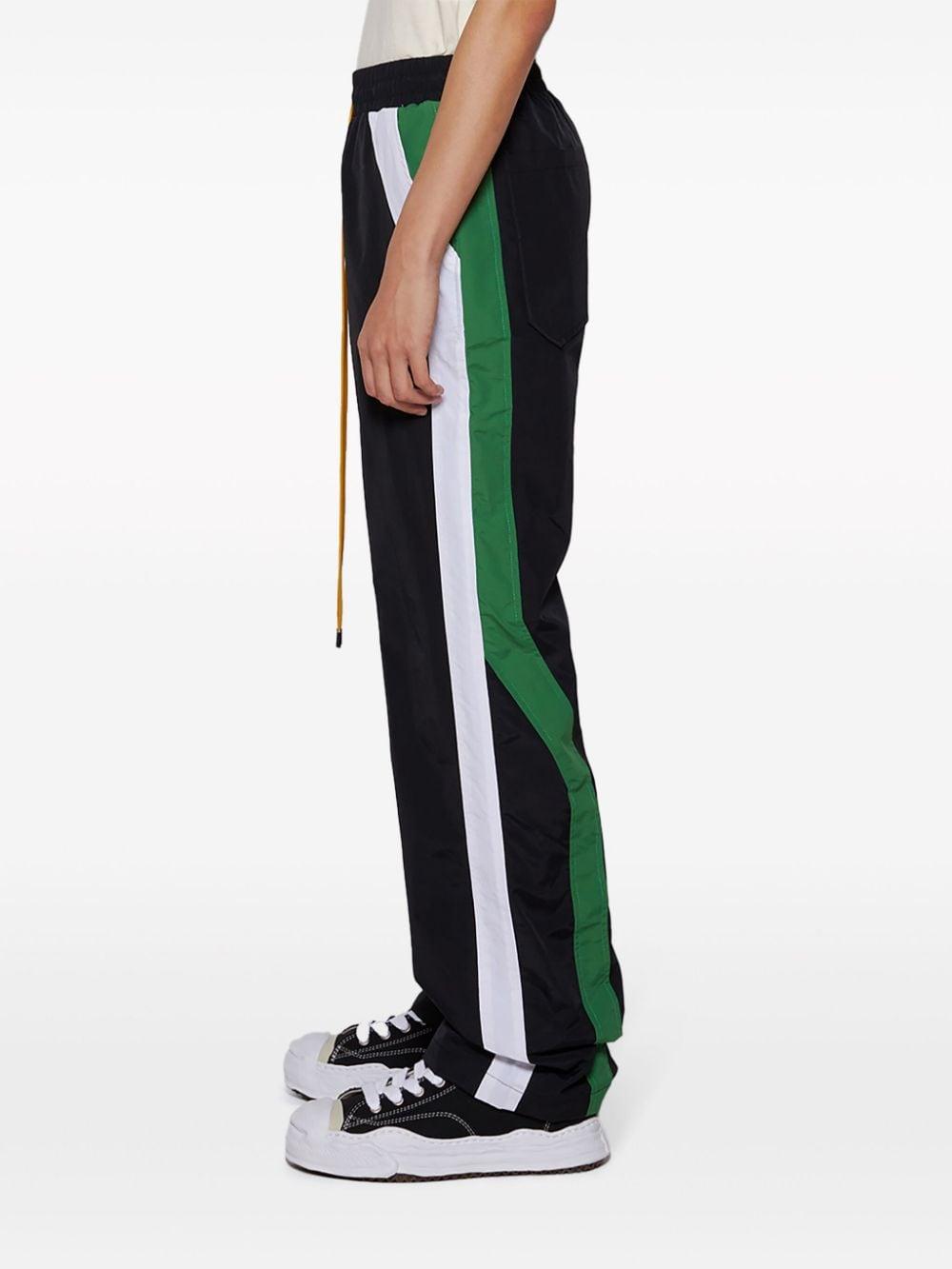Rhude Colour block Track Pants in Black for Men Lyst UK